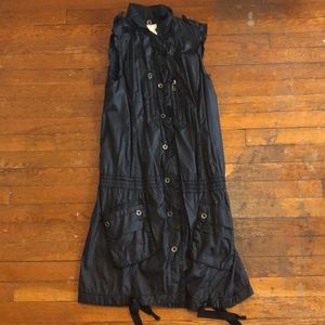 Disel cut off long coat